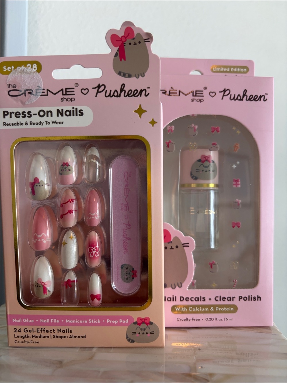BRAND NEW Pusheen Nail Bundle Set by The Crème Shop